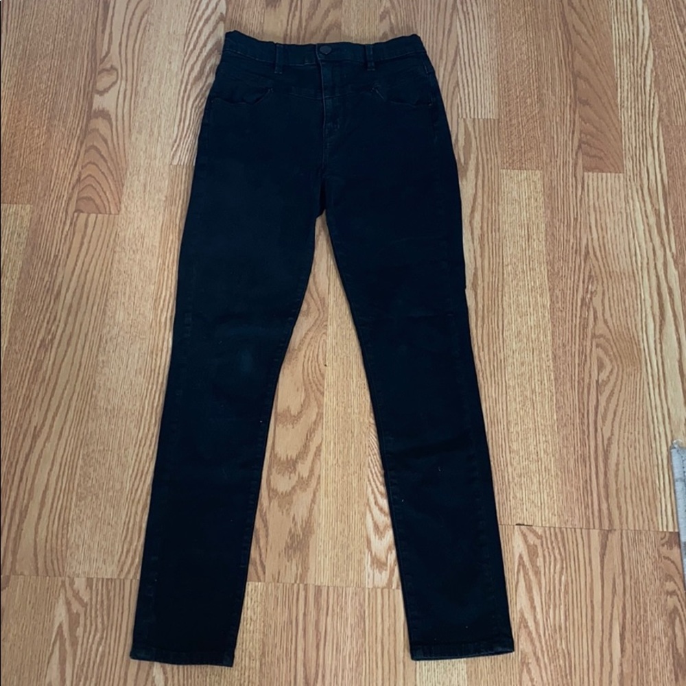 BDG Seam High Rise black skinny jeans 27